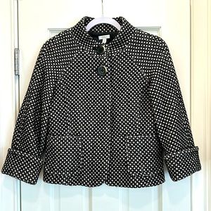 Semantiks Black & Tan Tweed Wool Blazer sz.PS